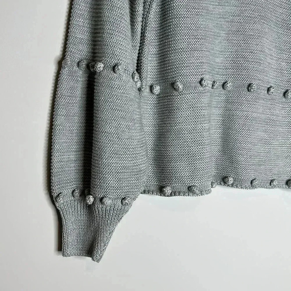 STORIA Gray Pom Pom Sweater - Picture 6 of 13